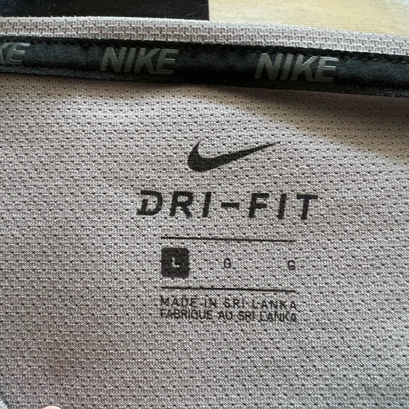 Men’s Long Nike Dri Fit Long Sleeve Grey - Picture 3 of 6
